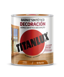 BARNIZ TINTE TITANLUX 1004 CAOBA 250 ML