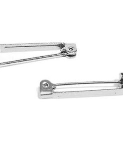 ALFILER BROCHE PLATEADO 26,4X2,6 MM 10 UDS