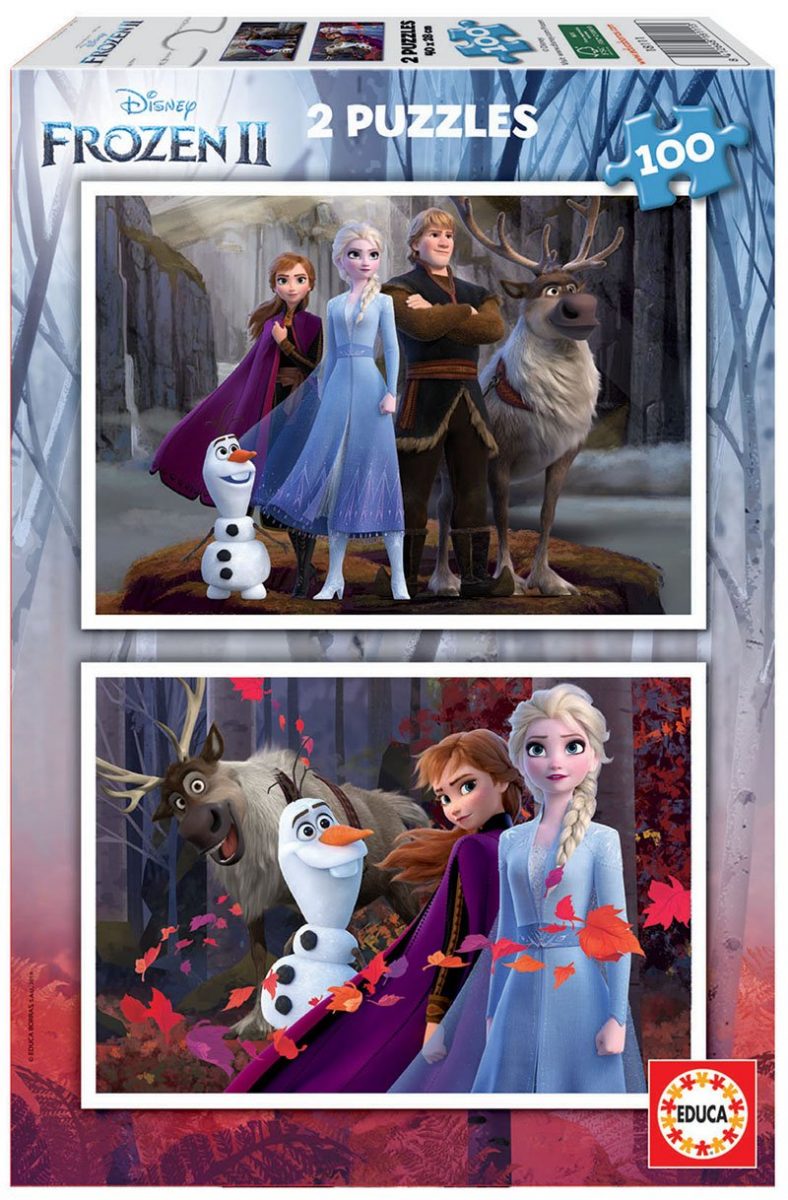 PUZZLE 2X100 PZAS EDUCA 18111 FROZEN