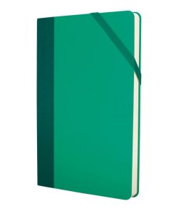 LIBRETA ENCOLADA MILAN VERDE 14X21 CM