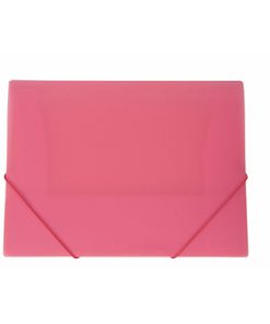 CARPETA PLASTICO GOMAS A4 SERIE CANDY ROSA