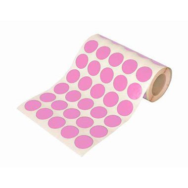 GOMETS CIRCULO ROSA INETA 21 MM ROLLO 1680 UDS - Imagen 2