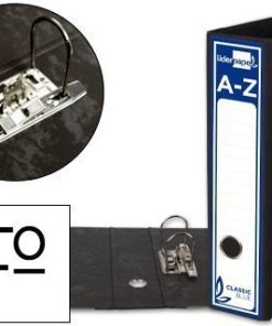 ARCHIVADOR PALANCA LIDERPAPEL Fº A-Z AZUL CLASICO