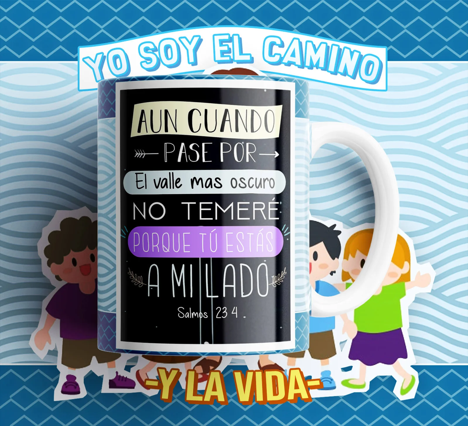 15 Plantillas Tazas Frases Cristianas personalizadas