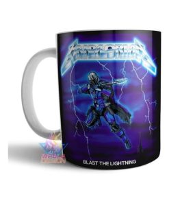 Taza Desayuno Mandalorian Yoda Blast The Lightning Cerámica