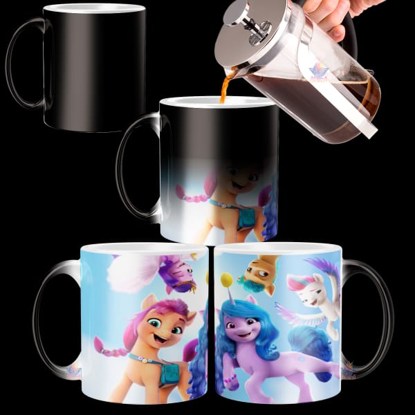 Taza Mágica My Little Pony Mi Pequeño Pony Cerámica - Imagen 2