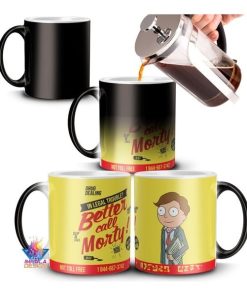 Rick Y Morty Taza Mágica Better Call Saul Morty Cerámica