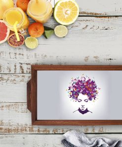 Charola Pequeña – Mujer Despeinada
