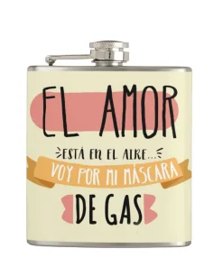 Cantimplora de Bolsillo para Licor «Anti-San Valentín» – Edición Especial