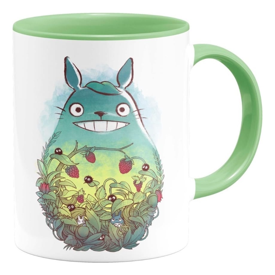 Taza Interior De Color Totoro Nature Ghibli Anime - Imagen 2