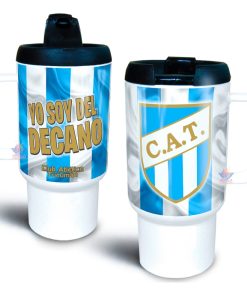 Jarro Térmico Equipos Fútbol Argentina Escudo Bandera Copa Atlético Tucumán Decano Club