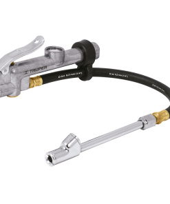 Inflador calibrador de cabeza doble, profesional, 1/4″ NPT