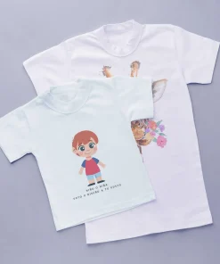 Oferta 2 Camisas con foto / Para adulto y para niño o niña